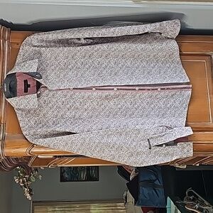 Smash mens long sleeve shirt.  Contrast colar and sleeve button area Size medium